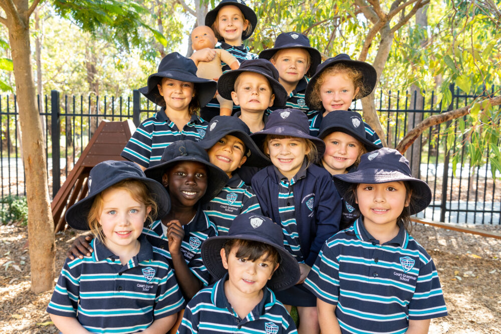 Court Grammar students on campus